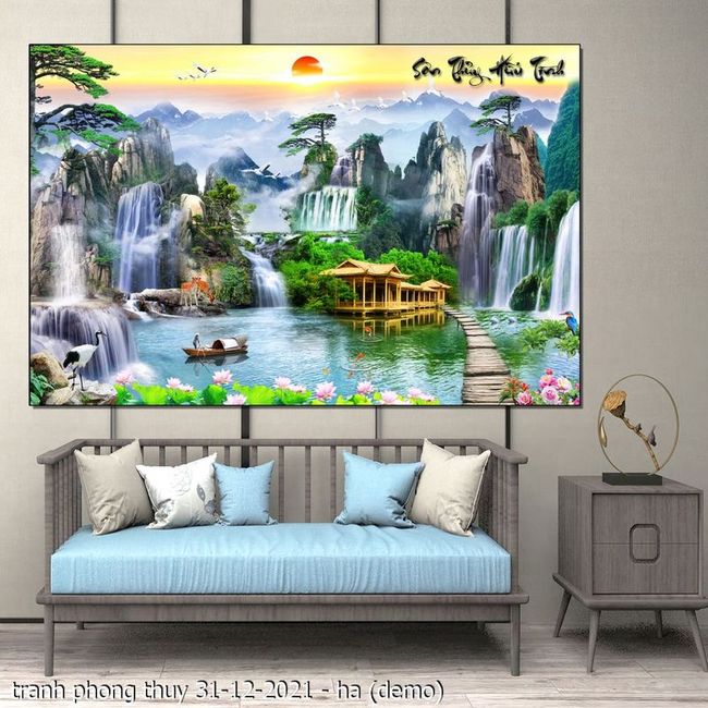 tranh phong thuy 31 12 2021 ha
